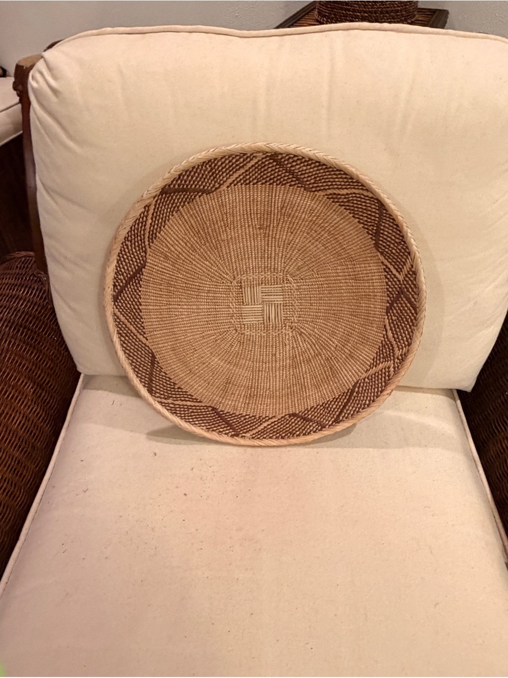 One of a Kind! NEW Woven Basket. Made by Binga people of Zambia Zimbabwe Africa